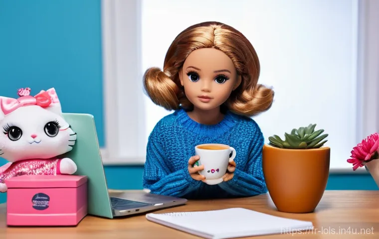 LOL 서프라이즈의 온라인 구매처 비교 - **Prompt 1: The Online LOL Surprise Detective**
    A woman in her late 20s to early 30s, dressed in...