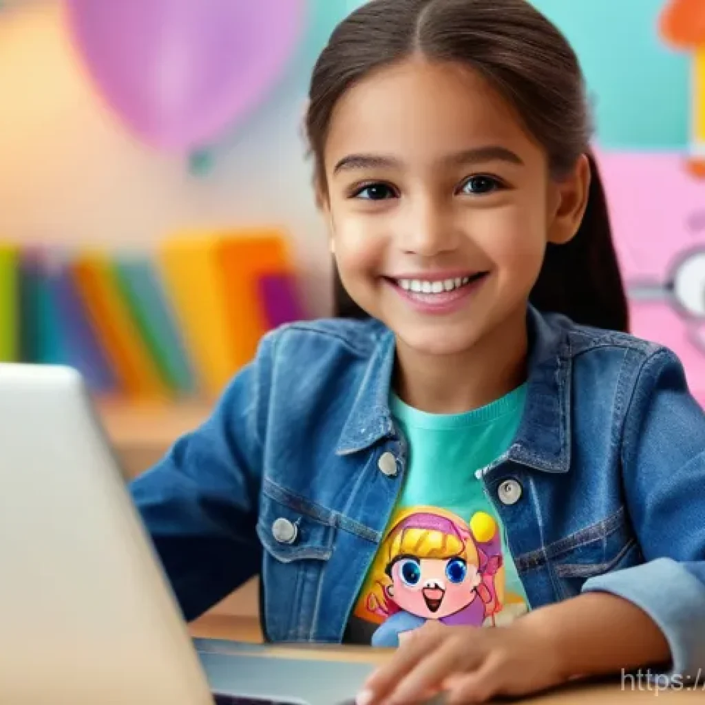 LOL 서프라이즈 한정판 온라인 구매 팁 - A young girl, approximately 8 years old, with bright, curious eyes and a wide smile, is seated at a ...