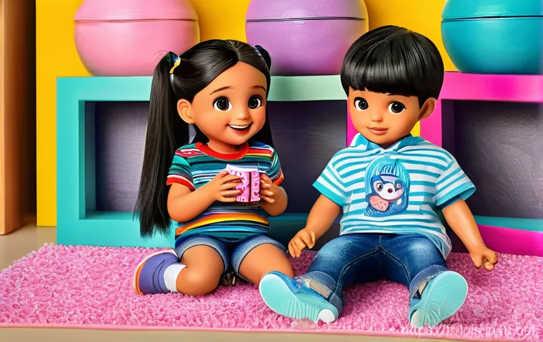 LOL 서프라이즈의 시장 점유율 변화 - **Prompt:** "A brightly lit, joyful scene of a young girl, aged 8, with a wide, happy smile, activel...