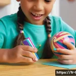 Home 21 LOL 서프라이즈의 글로벌 소비자 만족도 조사 - **Unboxing Excitement:**
A vibrant, close-up shot of a cheerful 8-year-old girl, with bright, ex...