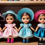 Home 16 LOL 서프라이즈의 장난감 컬렉션 분석 - A vibrant and colorful scene featuring a diverse collection of LOL Surprise dolls displayed on a sle...