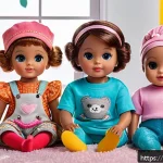 Home 20 LOL 서프라이즈의 주요 소비자 연령층 분석 - A lively and colorful playroom scene featuring children aged 4 to 7 years playing with LOL Surprise ...